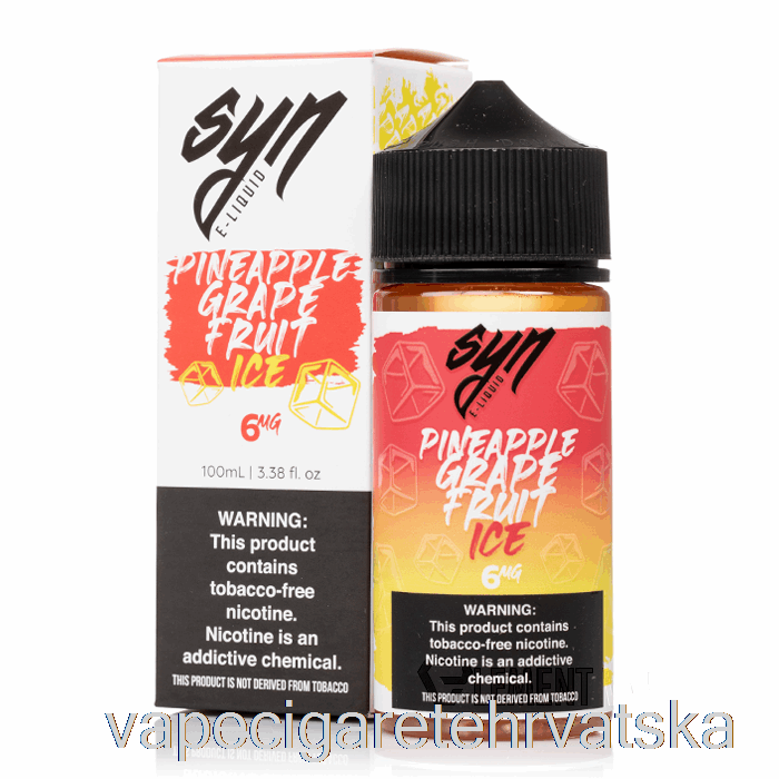 Vape Hrvatska Led Ananas Grožđe Voće - Sin Tekućine - 100ml 6mg
